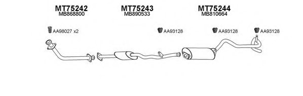 VENEPORTE 750002 Exhaust System